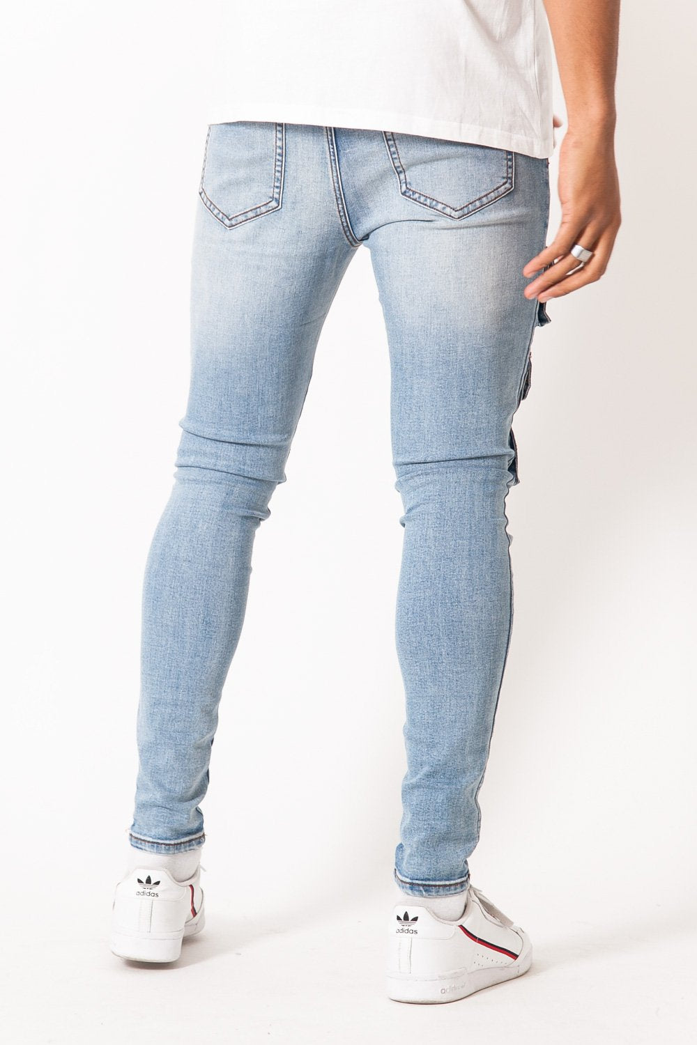 Sixth June - Jean poches tactique zip Bleu