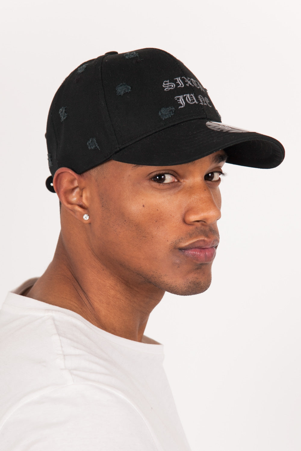 Sixth June - Casquette destroy Sixth June gothique noir M2426FCA