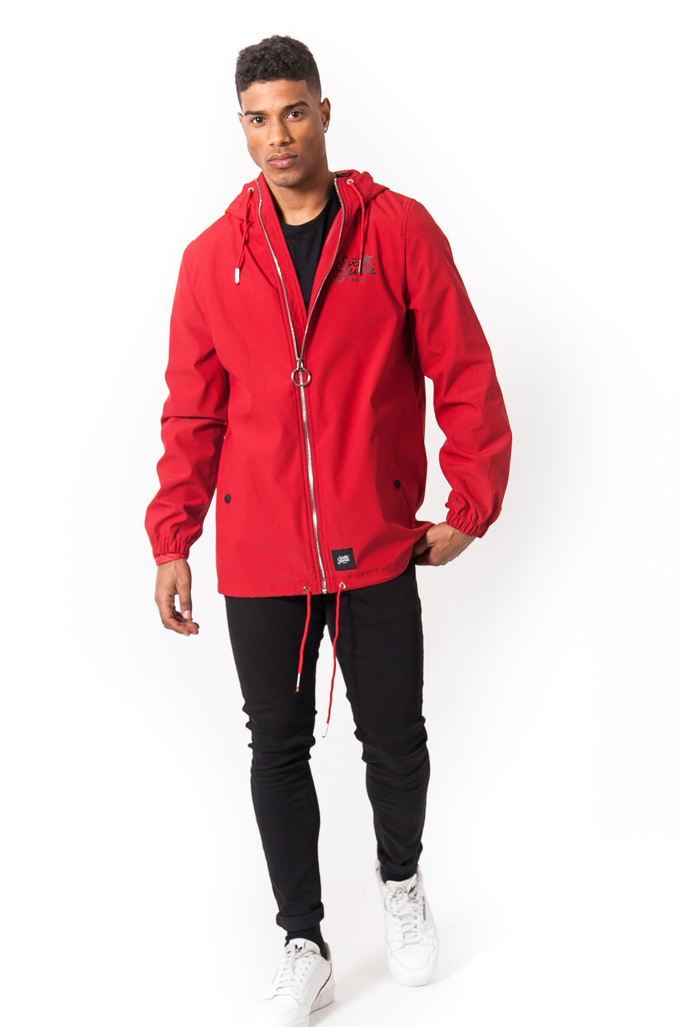 Sixth June - Coupe-vent zippé logo Sixth June rouge