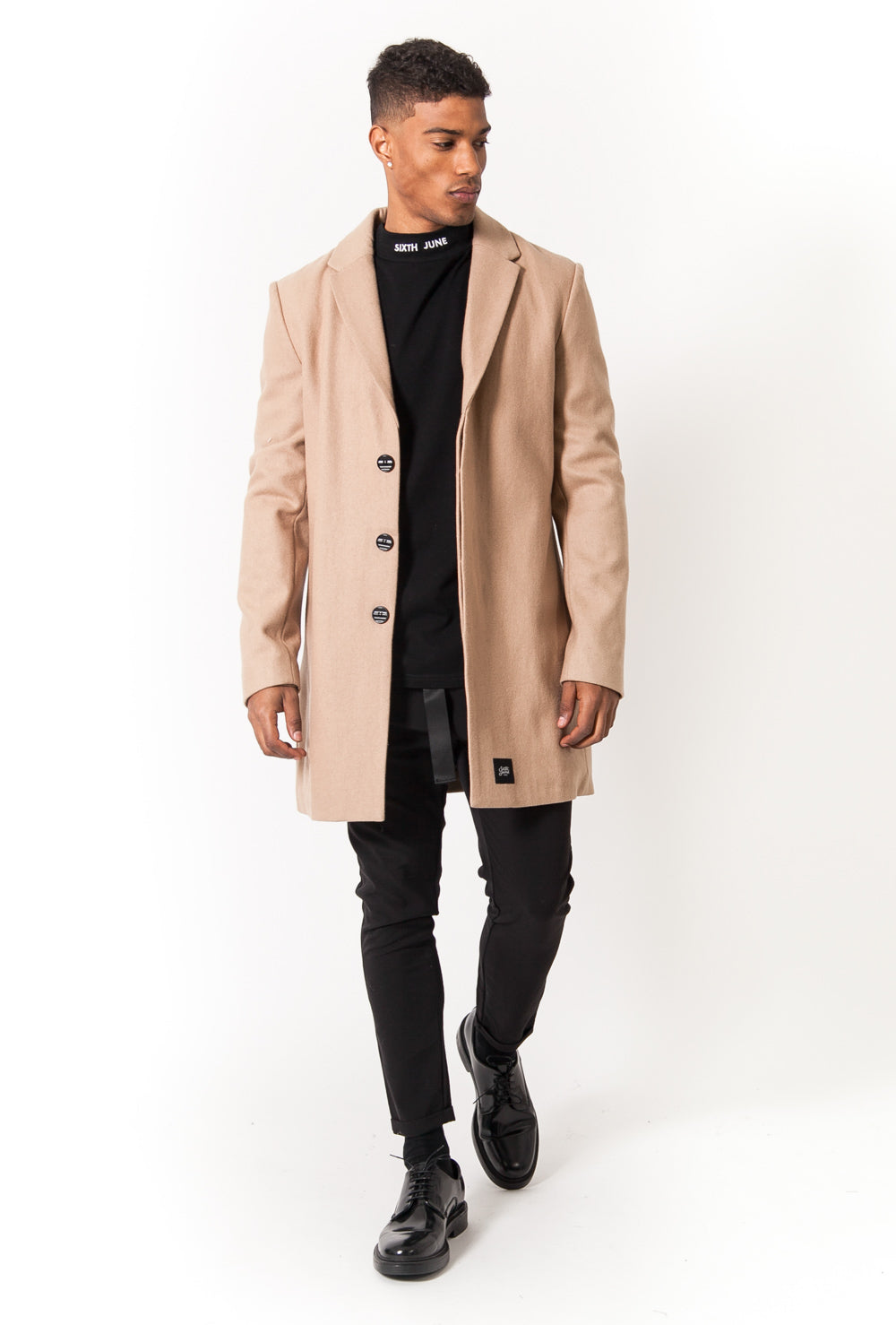 Sixth June - Manteau long laine beige