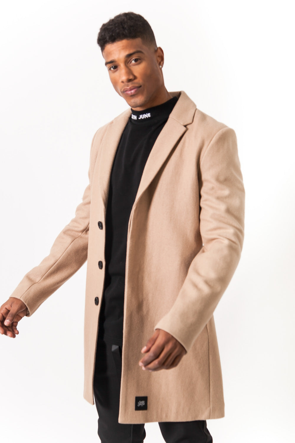 Sixth June - Manteau long laine beige