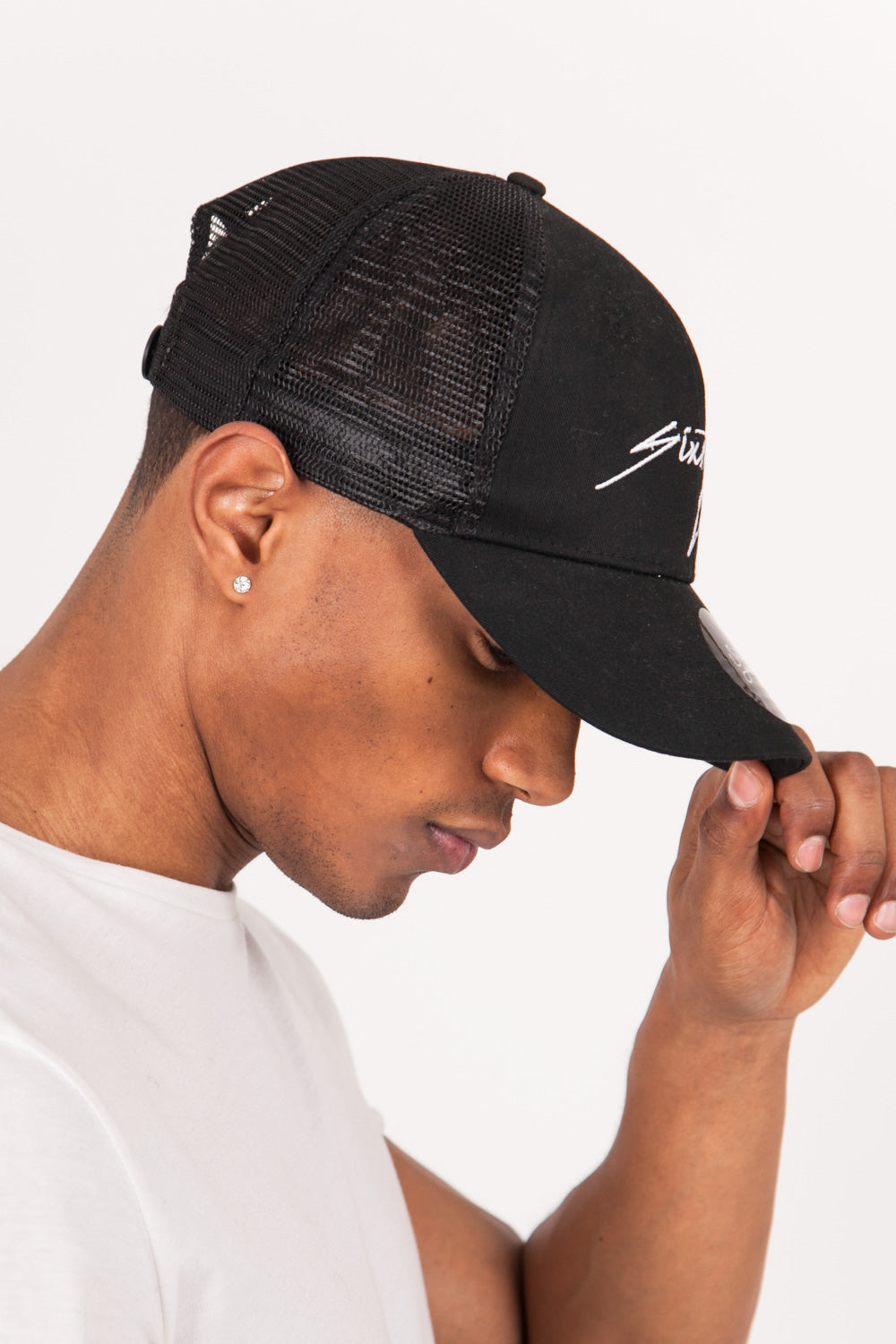 Sixth June - Casquette brodée signature noir