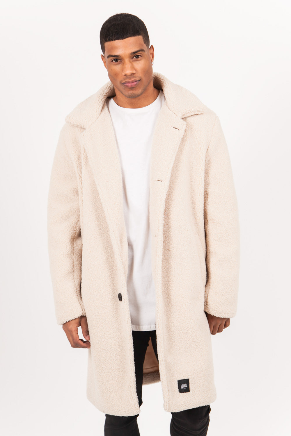 Sixth June - Manteau large sherpa beige