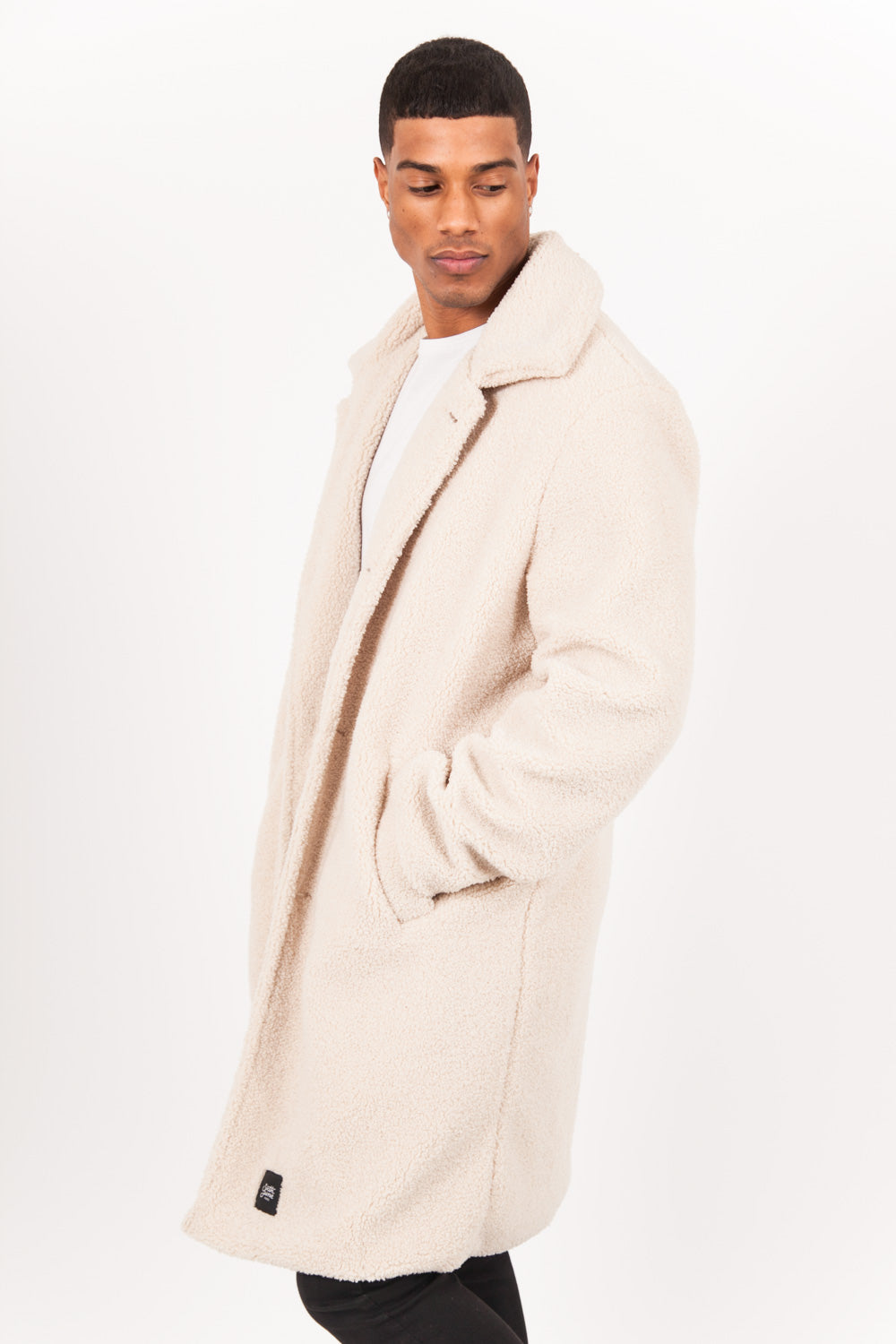 Sixth June - Manteau large sherpa beige