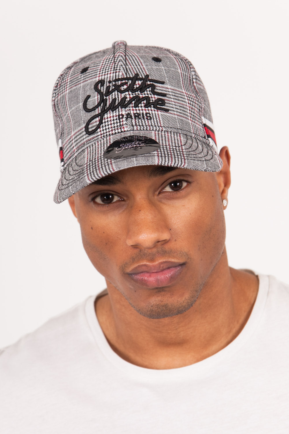 Sixth June - Casquette logo Prince de Galles gris