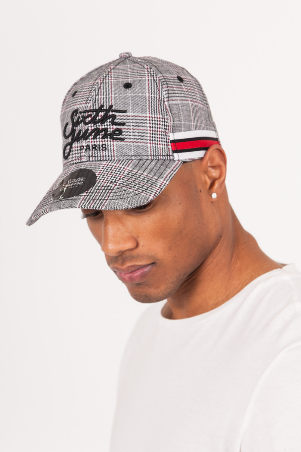 Sixth June - Casquette logo Prince de Galles gris