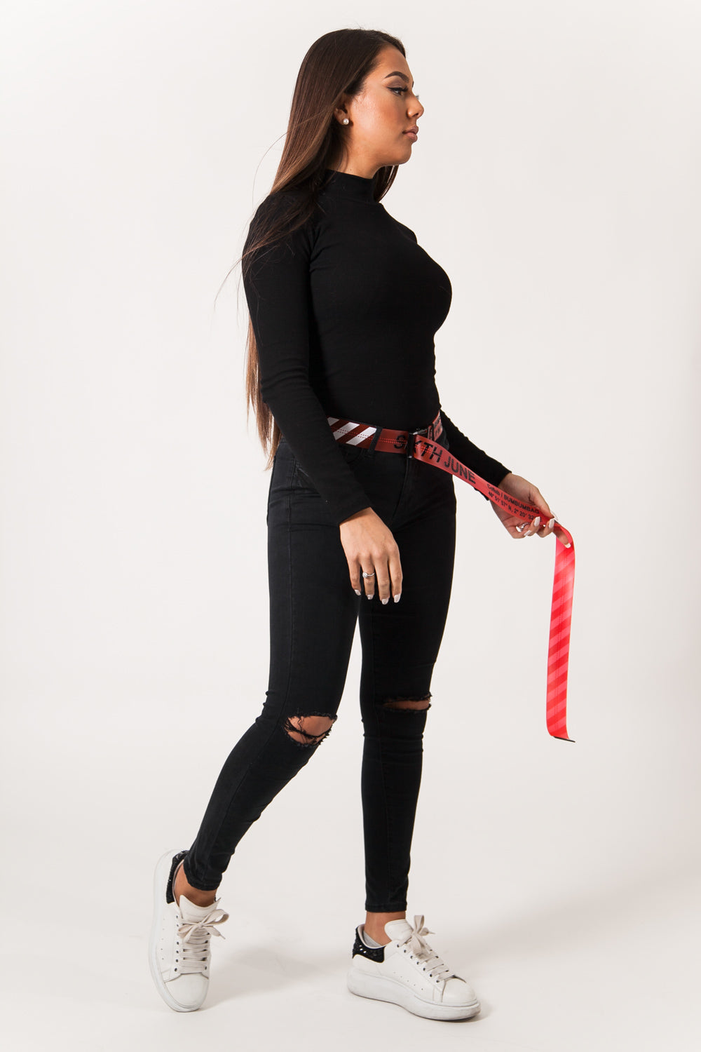 Sixth June - Ceinture plastique rouge