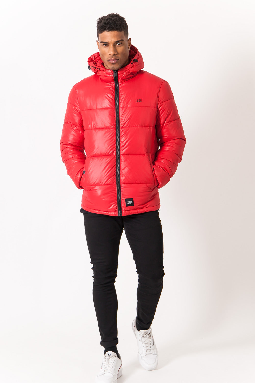 Sixth June - Doudoune brillante logo rouge