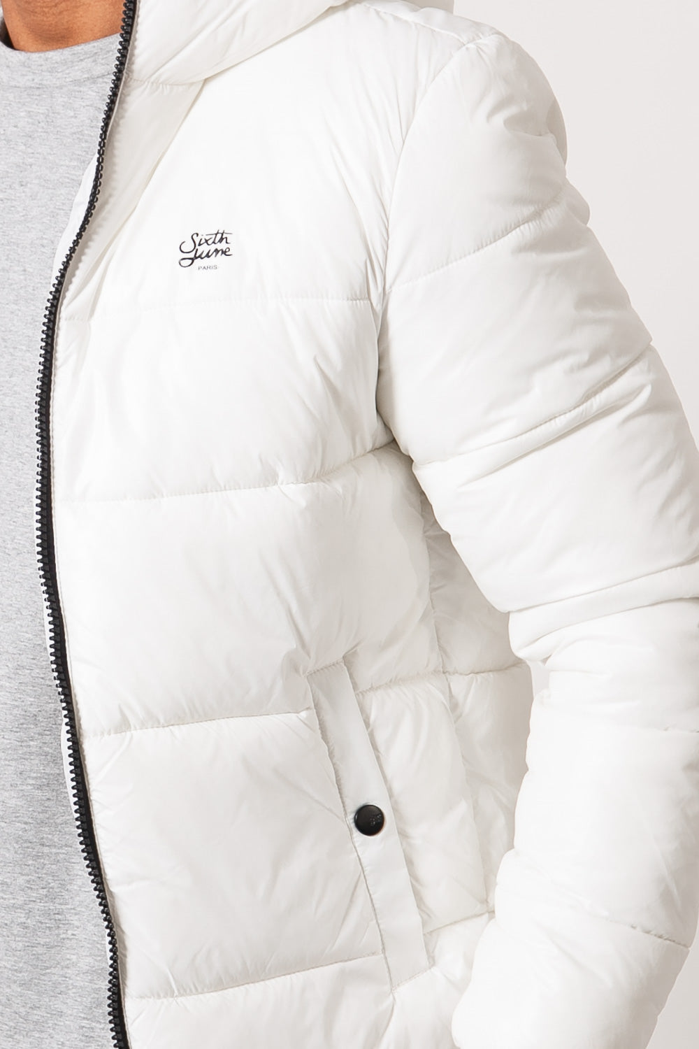 Sixth June - Doudoune brillante logo blanc