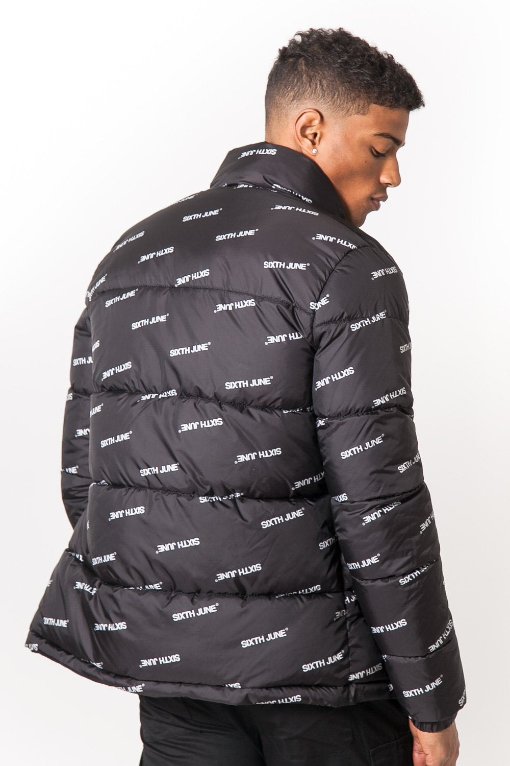 Sixth June - Doudoune imprimé all-over Noir