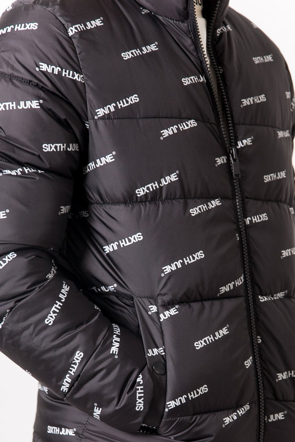 Sixth June - Doudoune imprimé all-over Noir