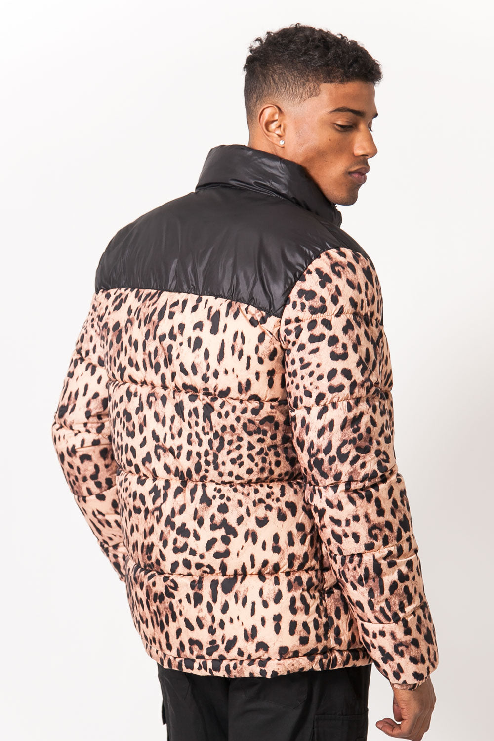 Sixth June - Doudoune imprimé léopard noir