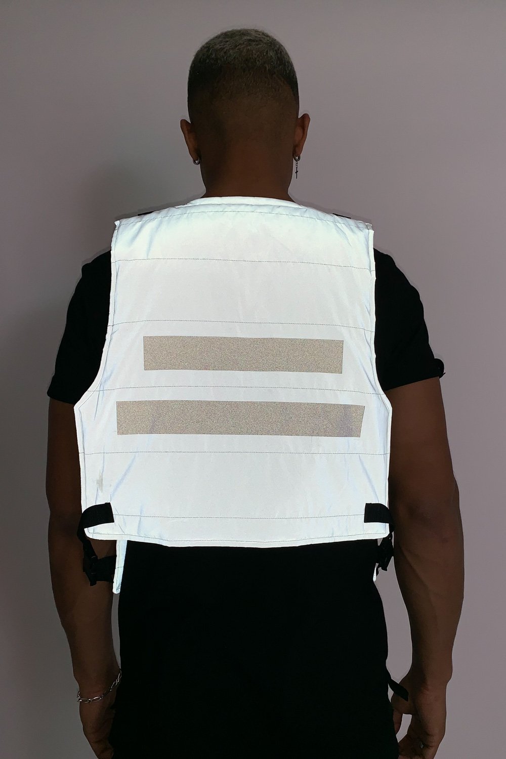 Gilet tactique léger réfléchissant noir