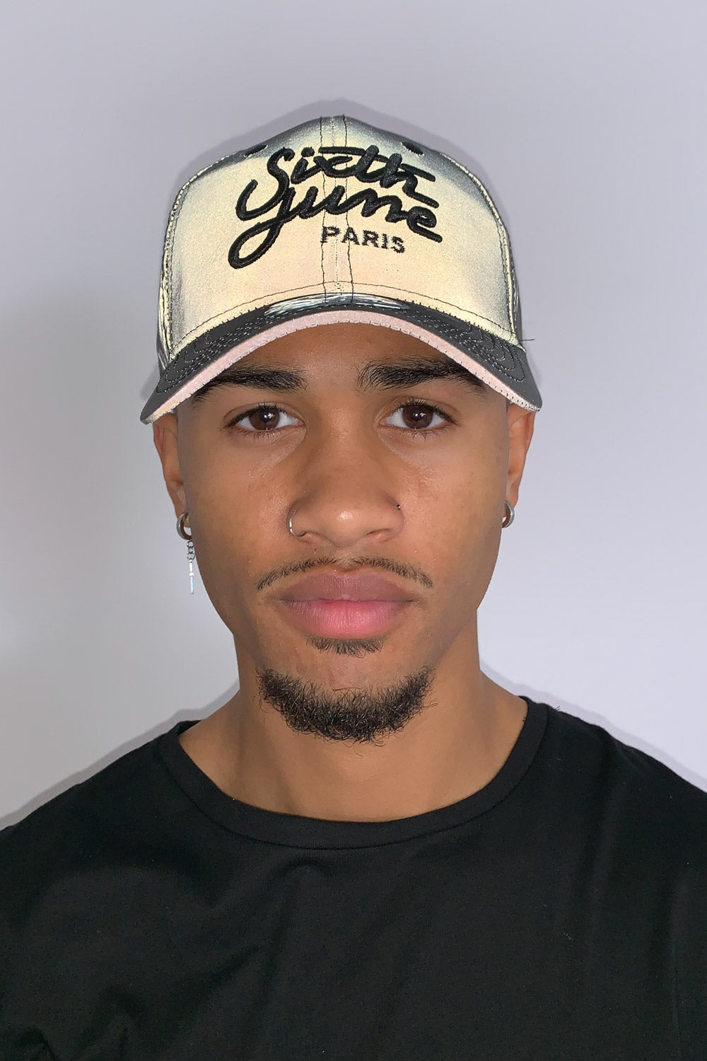 Sixth June - Casquette réfléchissante logo gris