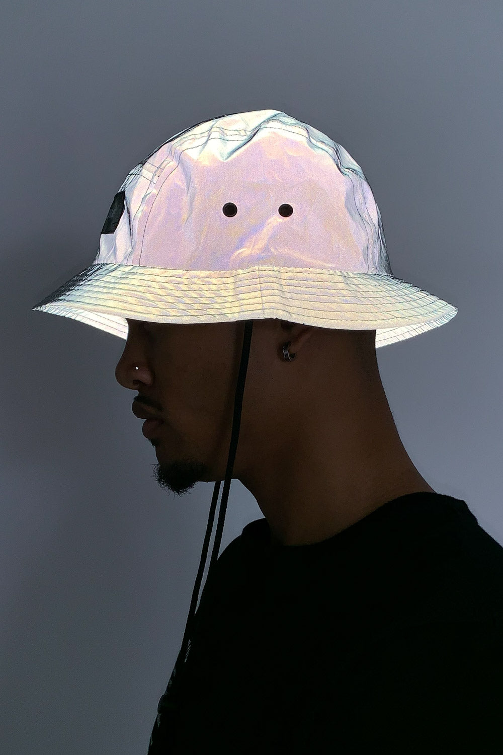 Sixth June - Bob réfléchissant patch logo gris