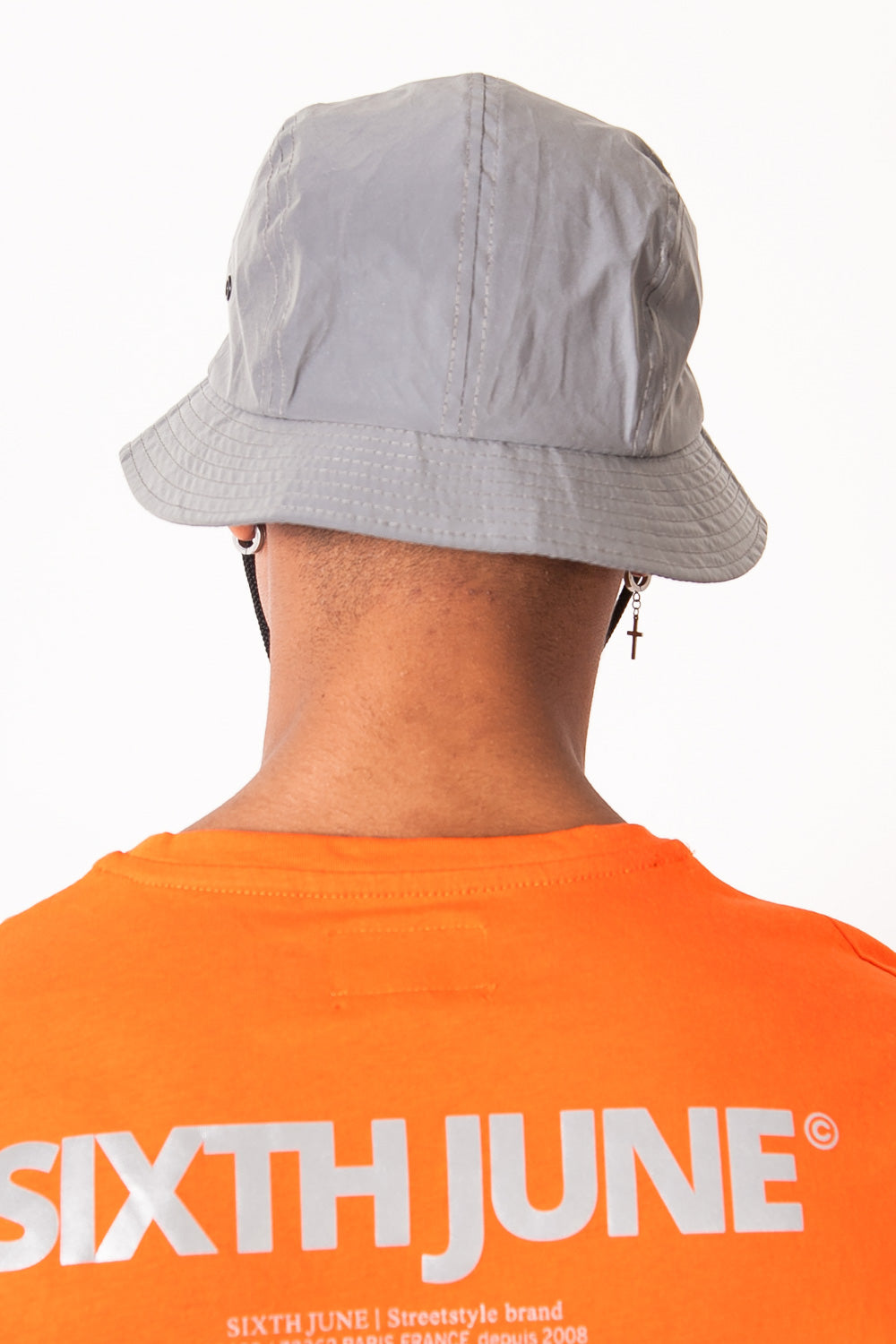 Sixth June - Bob réfléchissant patch logo gris