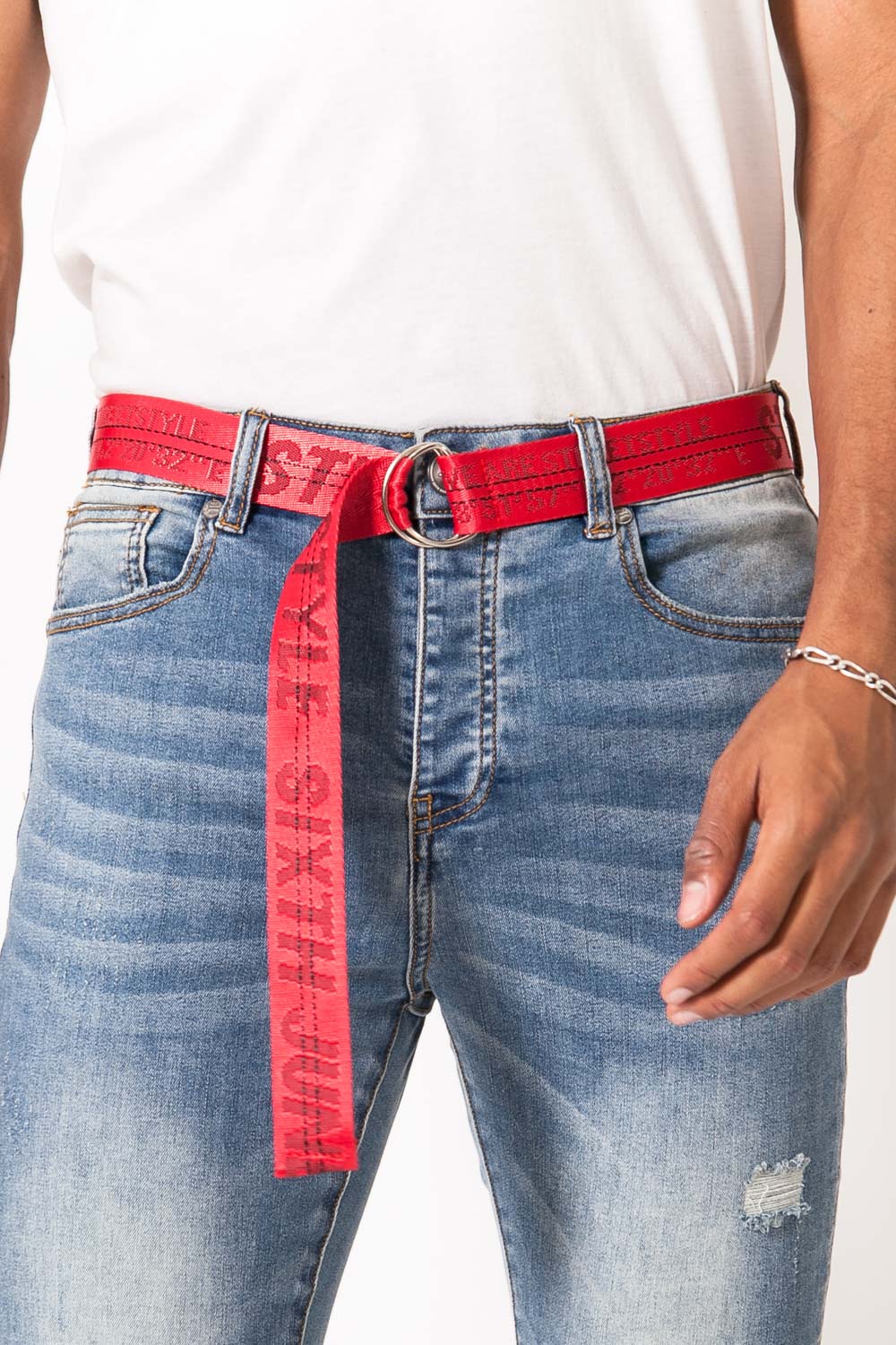 Sixth June - Ceinture streetstyle GPS rouge