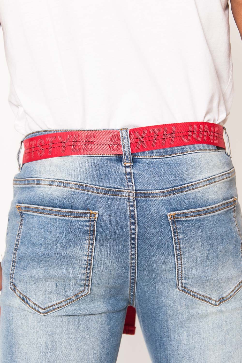 Sixth June - Ceinture streetstyle GPS rouge