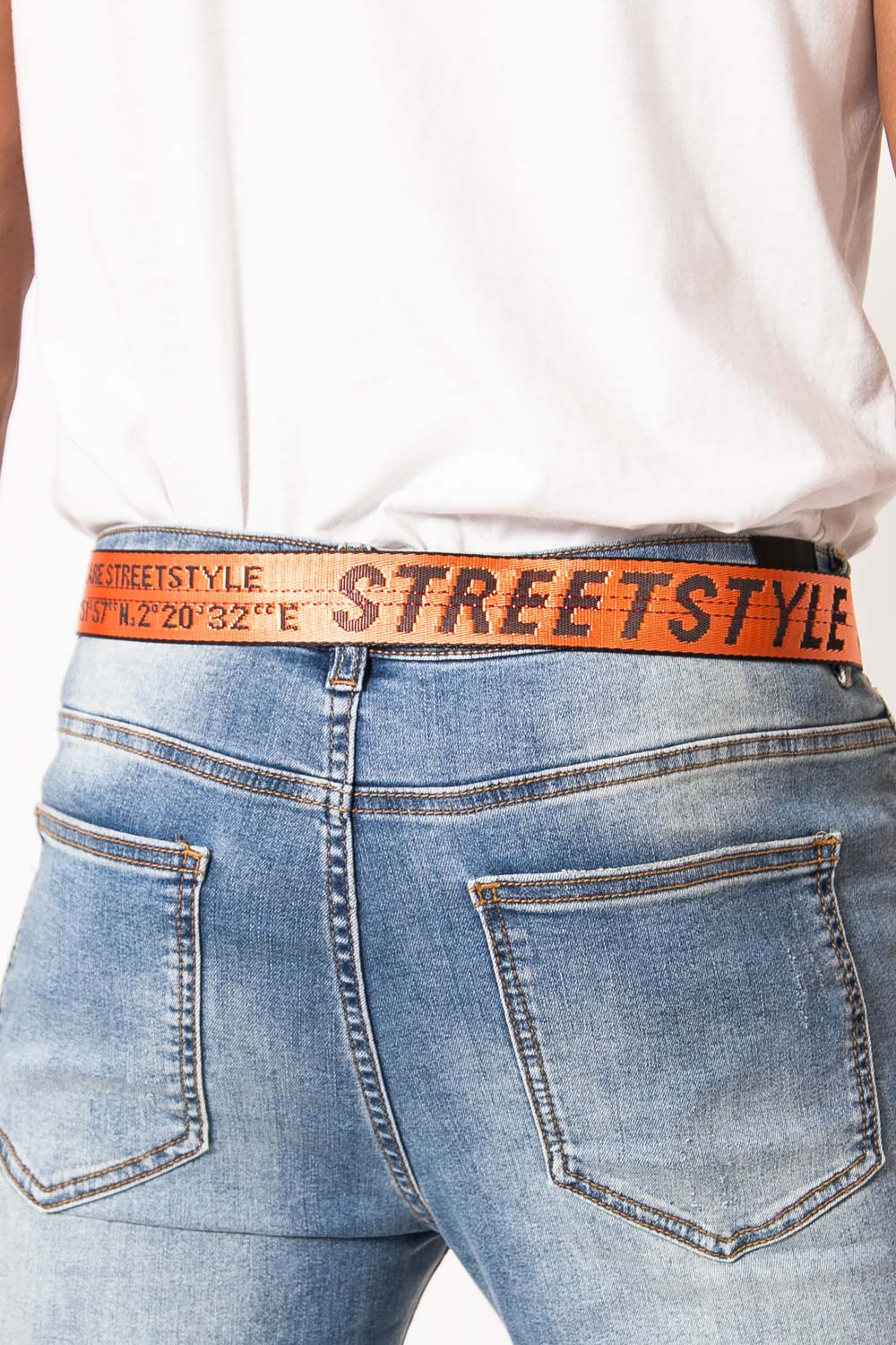 Sixth June - Ceinture boucle streetstyle GPS orange