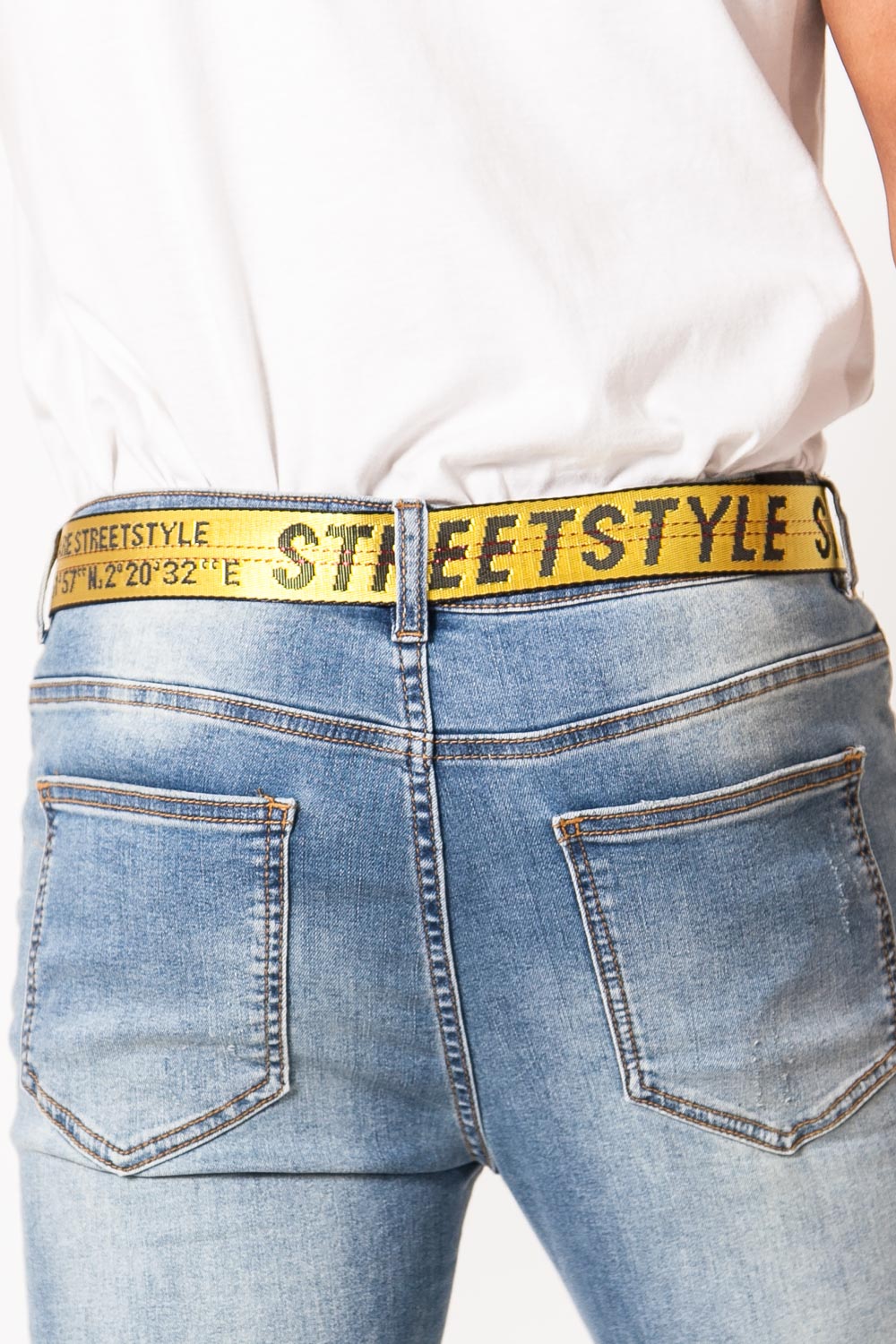 Sixth June - Ceinture boucle streetstyle GPS jaune