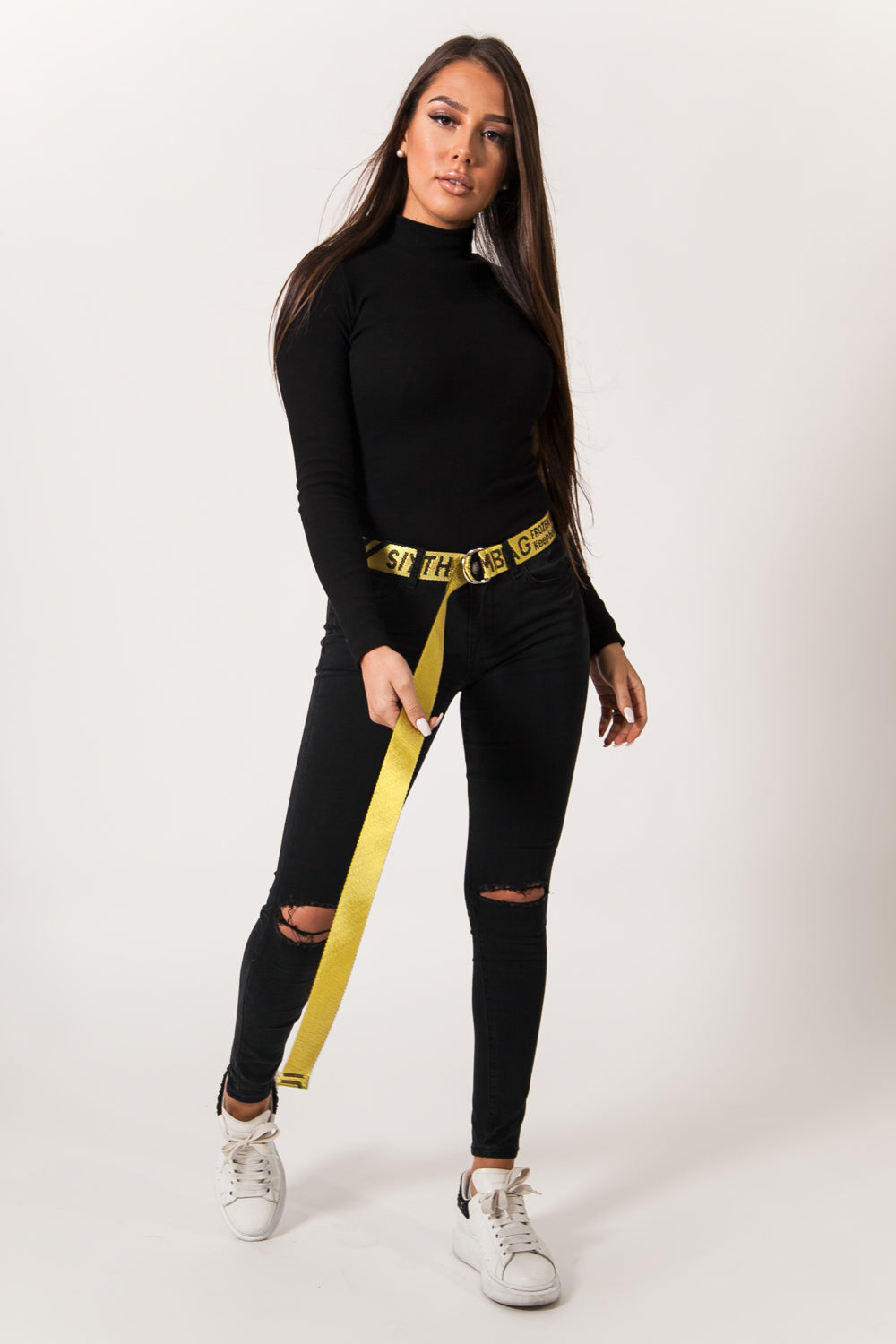 Sixth June - Ceinture boucle streetstyle GPS jaune