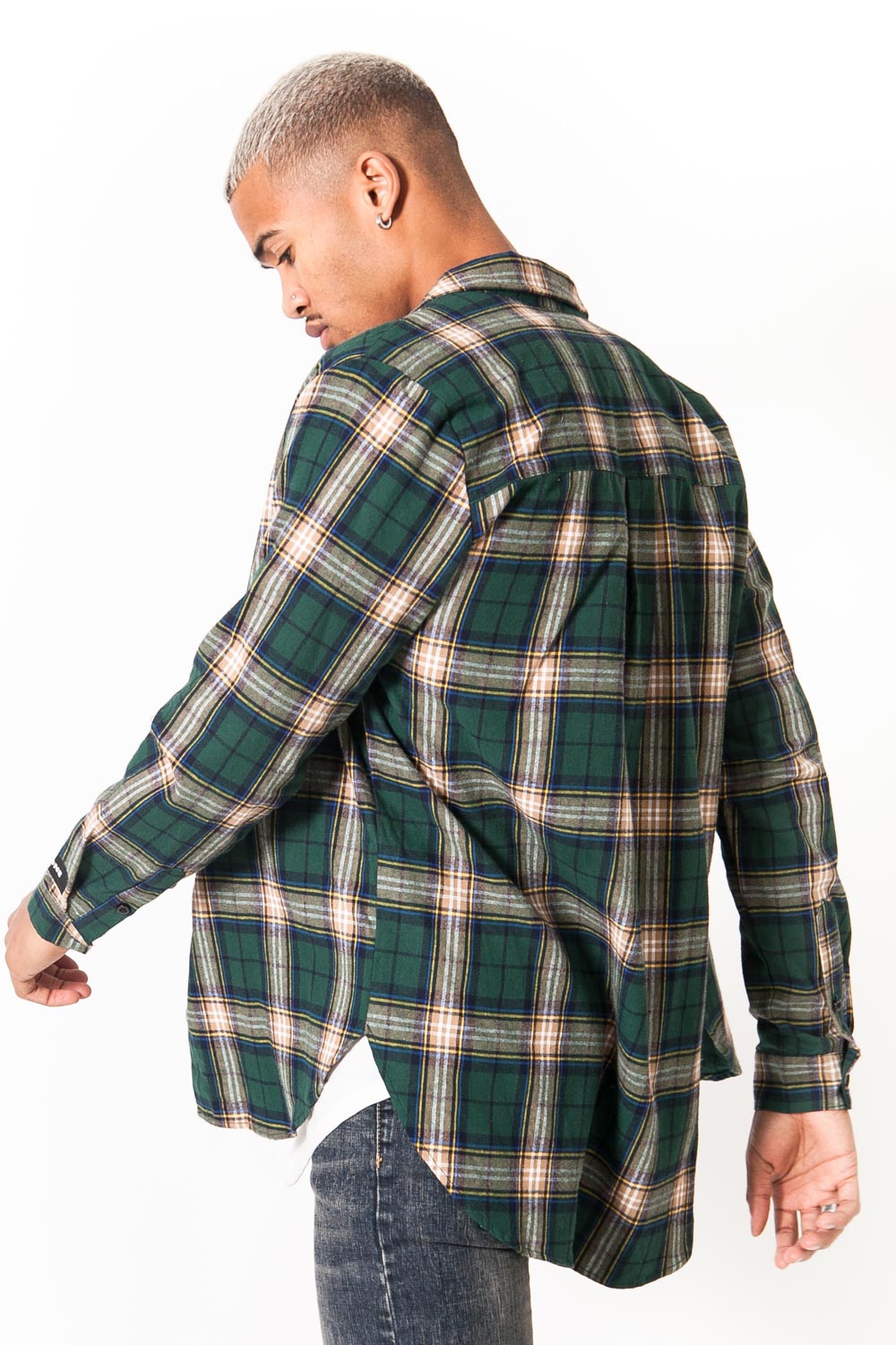 Sixth June - Chemise carreaux vert