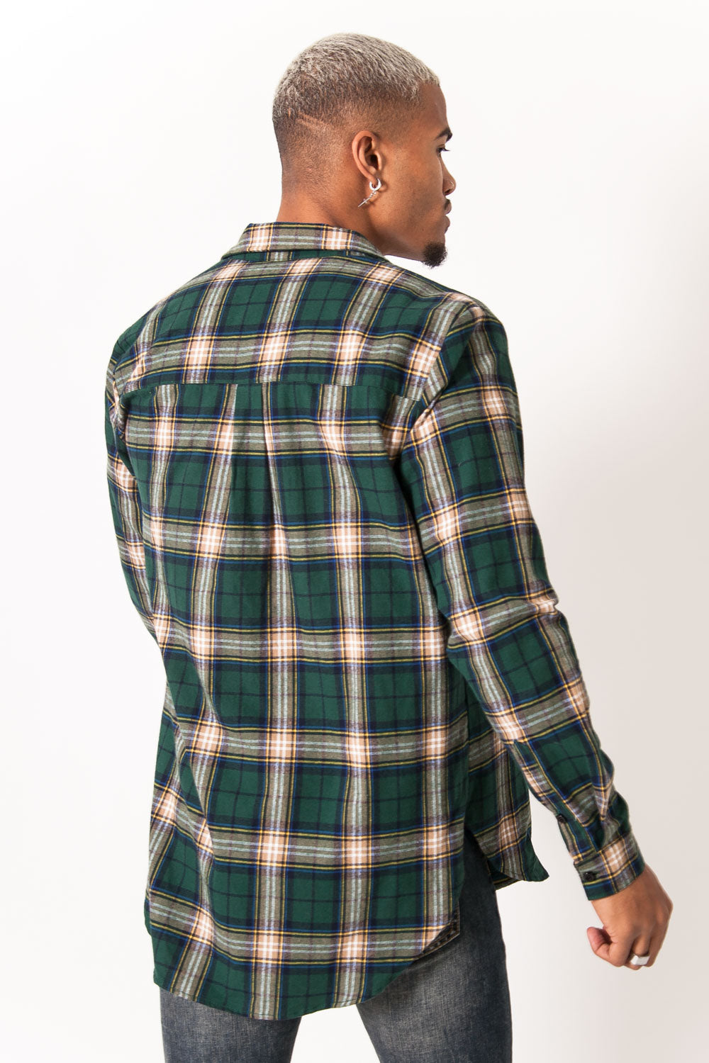 Sixth June - Chemise carreaux vert