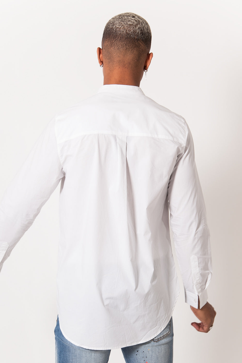 Sixth June - Chemise mao blanc