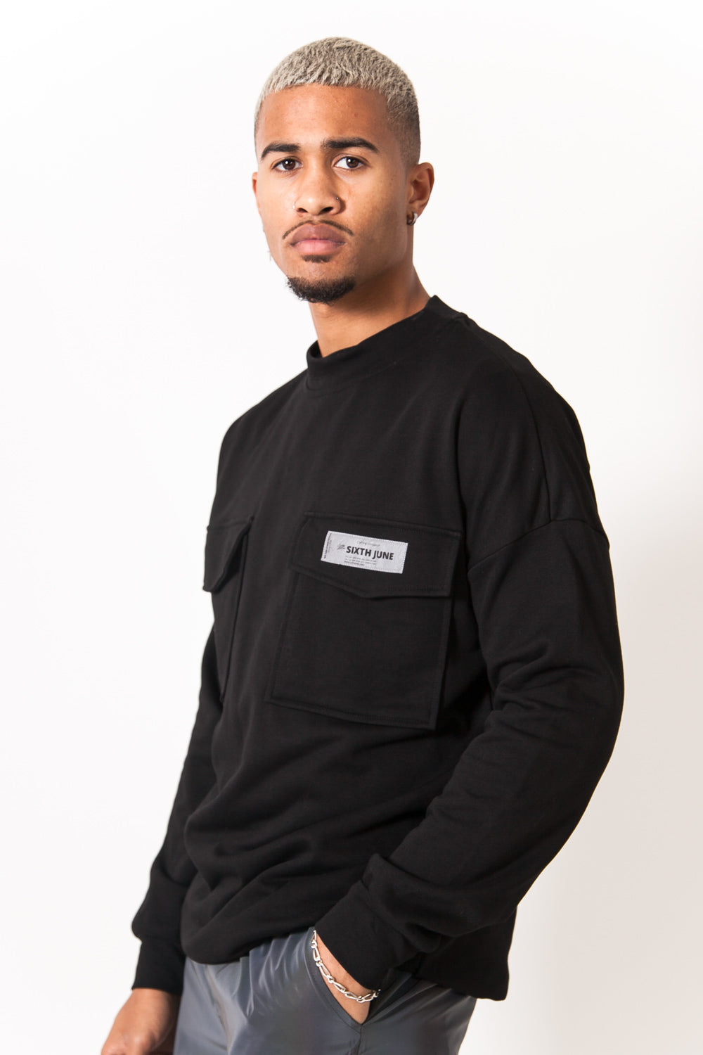 Sixth June - Sweat large élastique noir