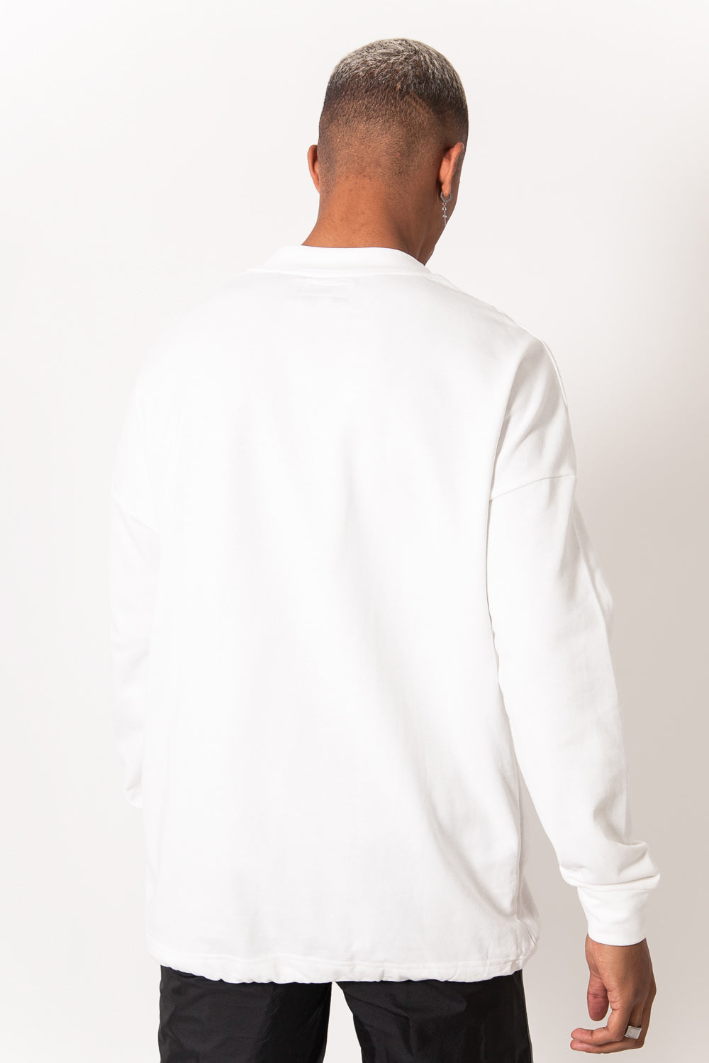 Sixth June - Sweat large élastique blanc cassé