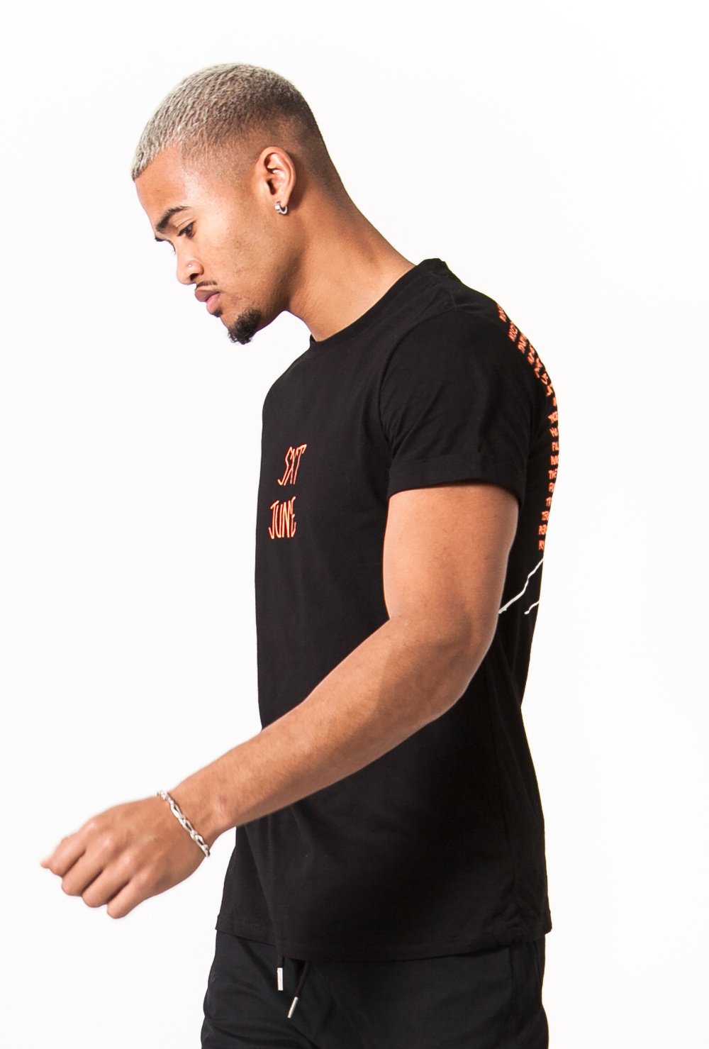 Sixth June - T-shirt imprimé tête de mort noir