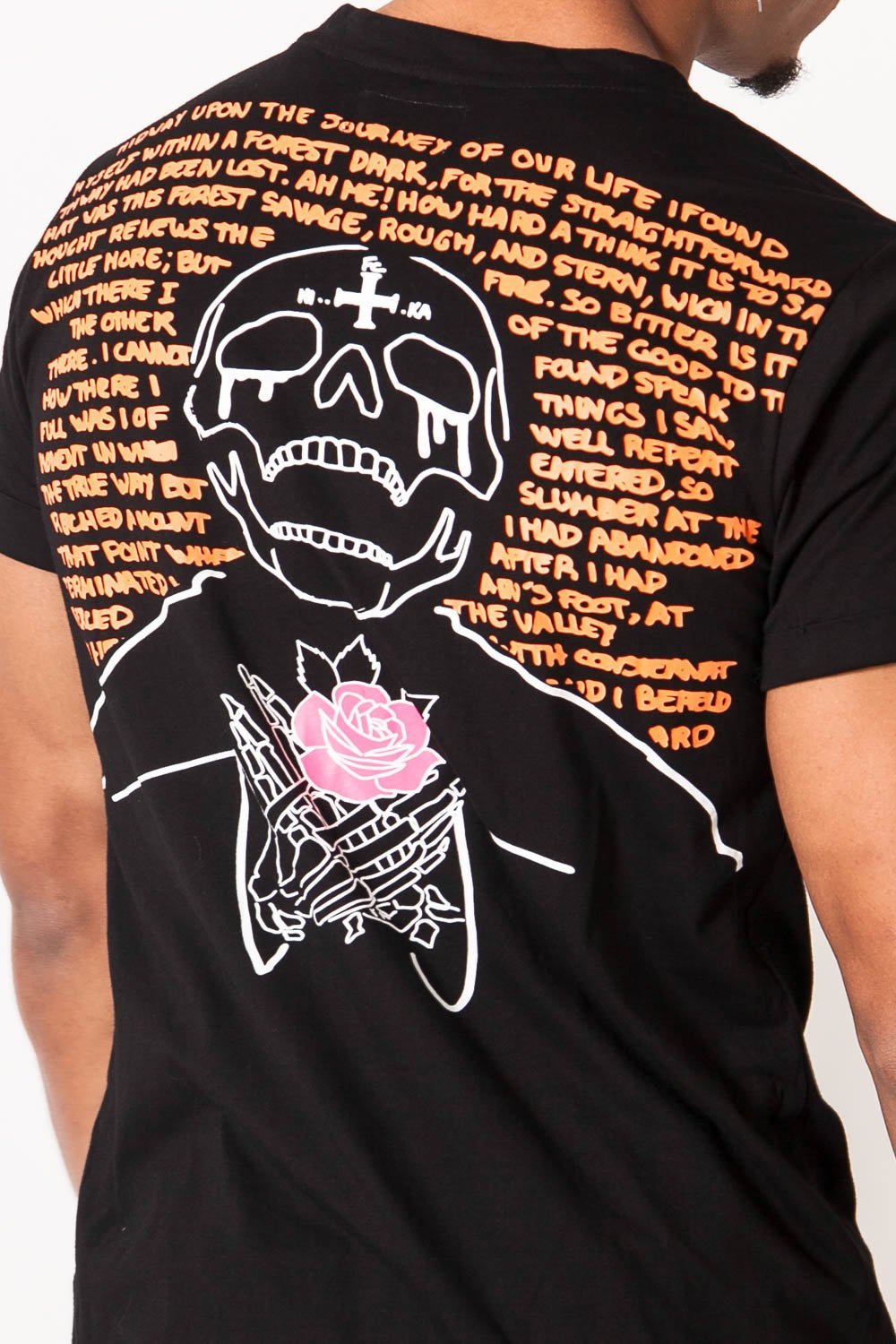 Sixth June - T-shirt imprimé tête de mort noir