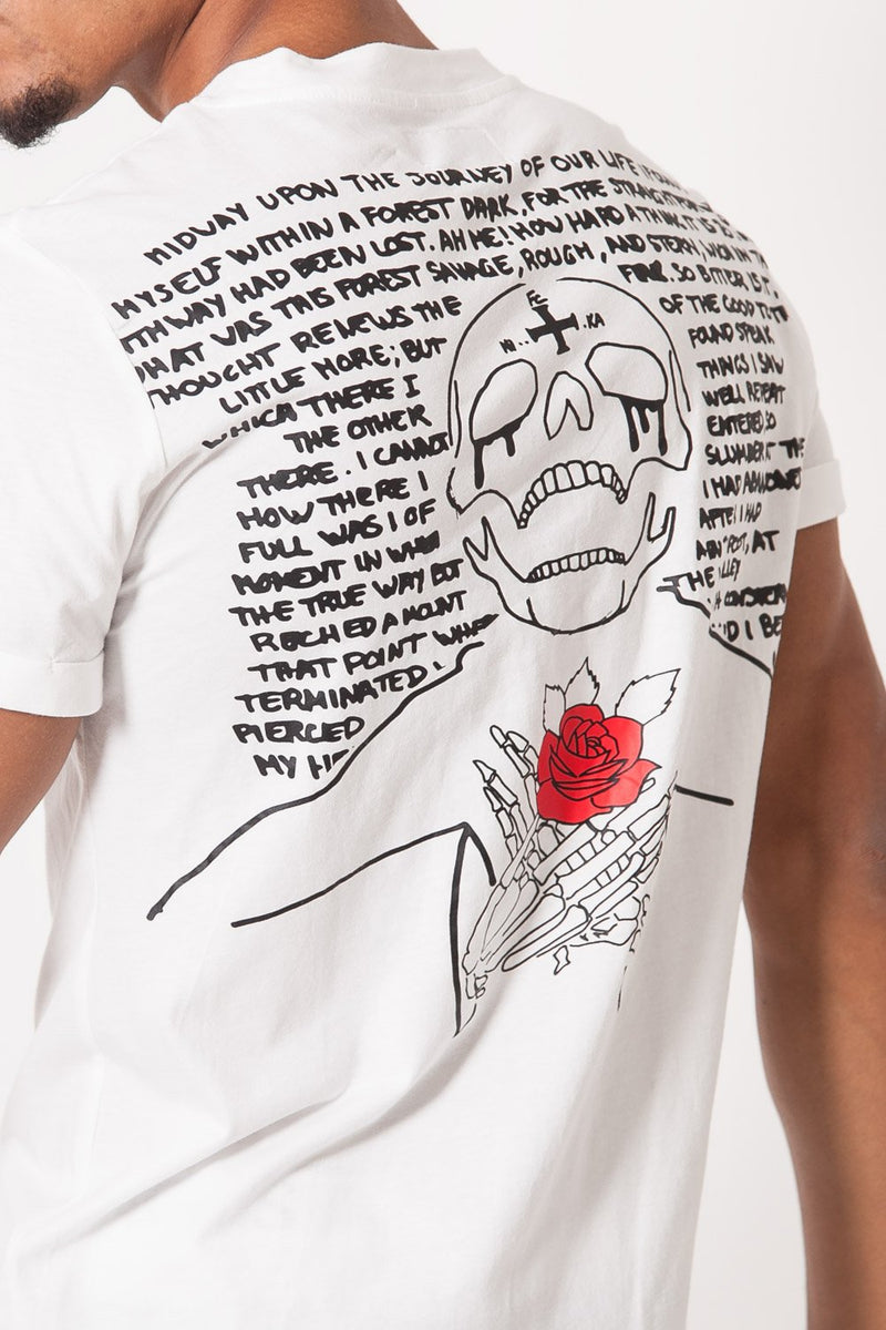 Sixth June - T-shirt imprimé tête de mort Blanc
