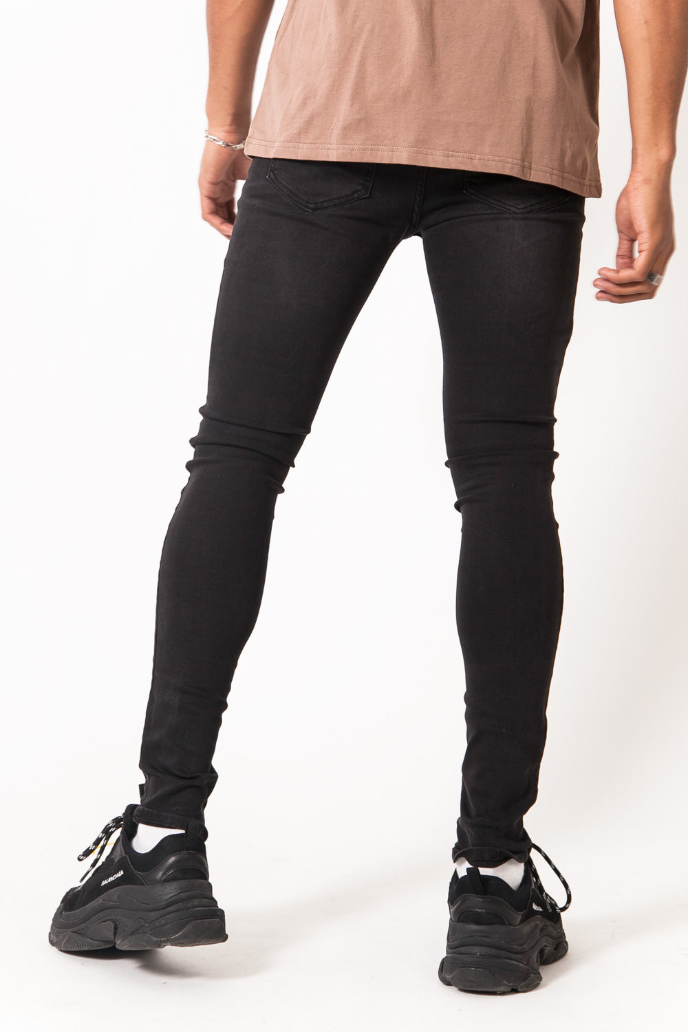 Sixth June - Jean délavé gris foncé