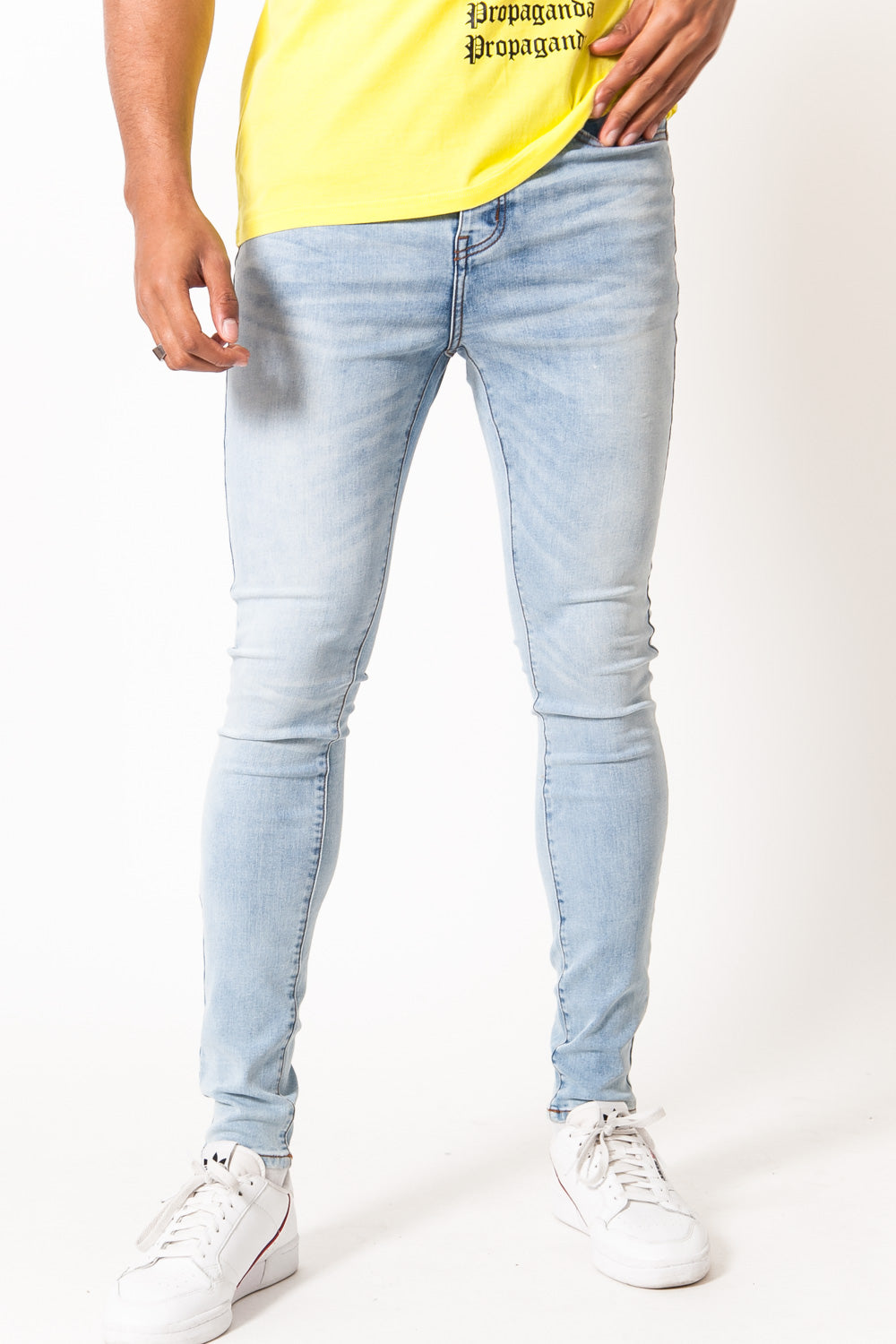 Sixth June - Jean délavé bleu clair