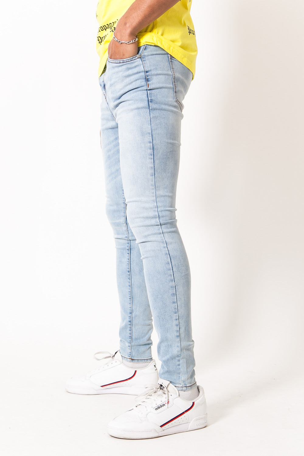 Sixth June - Jean délavé bleu clair