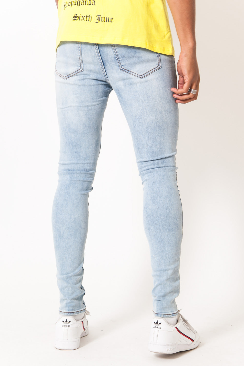 Sixth June - Jean délavé bleu clair