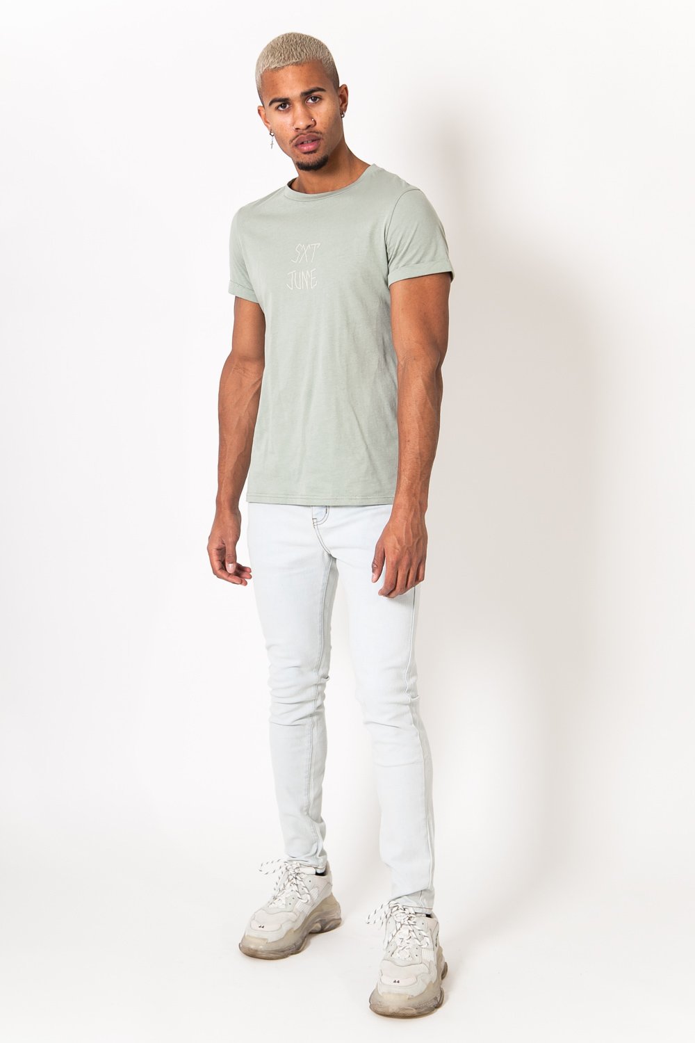 Sixth June - Jean skinny Bleu clair