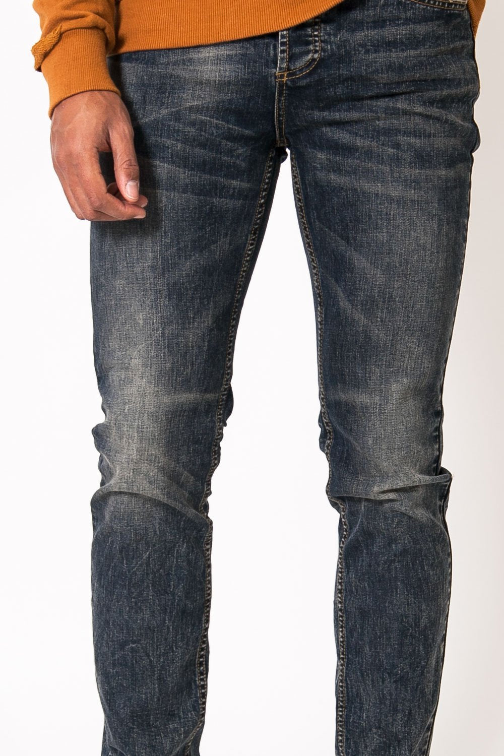 Sixth June - Jean délavé Bleu foncé