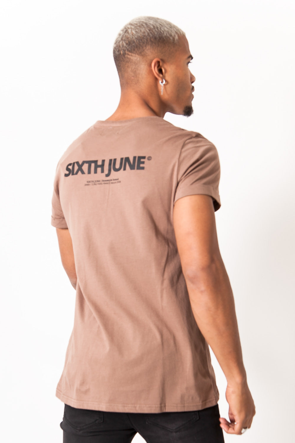 Sixth June - T-shirt imprimé marron