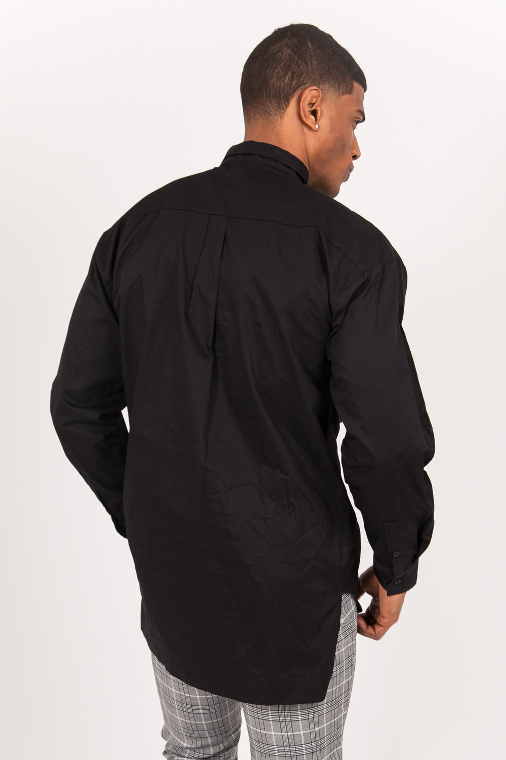 Sixth June - Chemise enfilable poche centrale noir