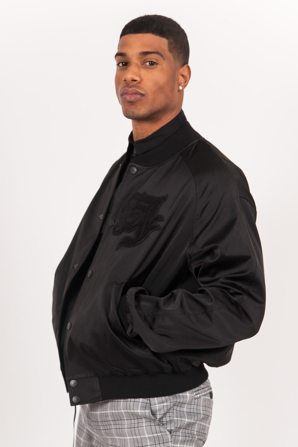 Sixth June - Blouson Teddy patch noir