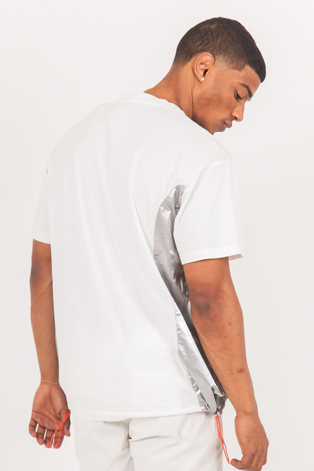 Sixth June - T-shirt multi-poches brillantes blanc