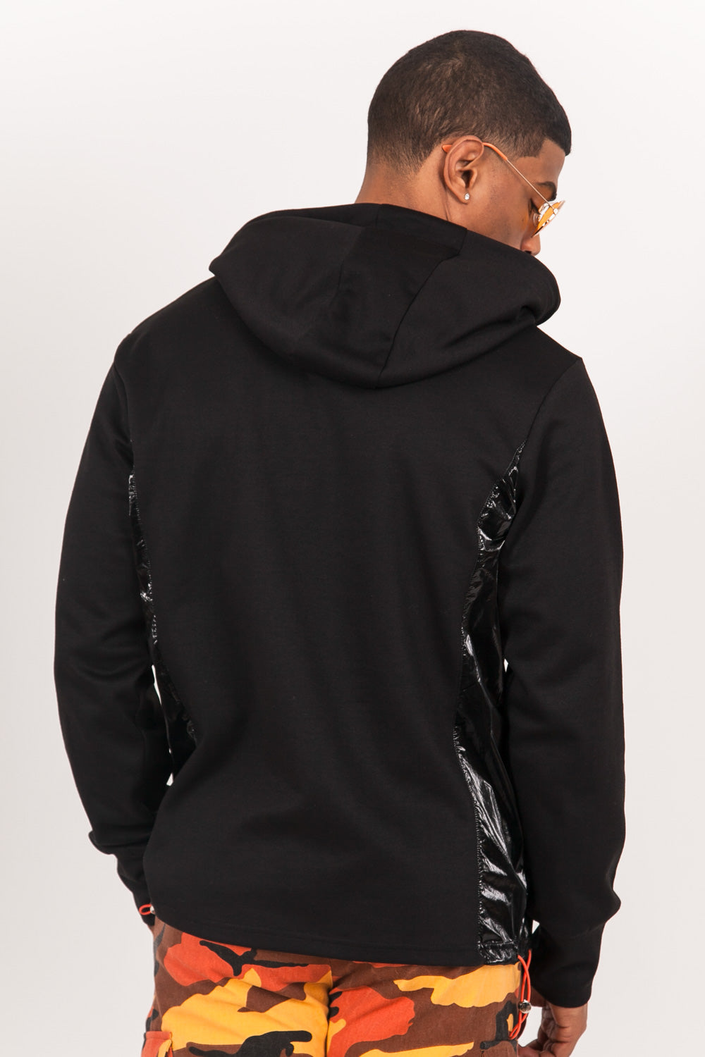 Sixth June - Sweat multi-poches brillantes noir