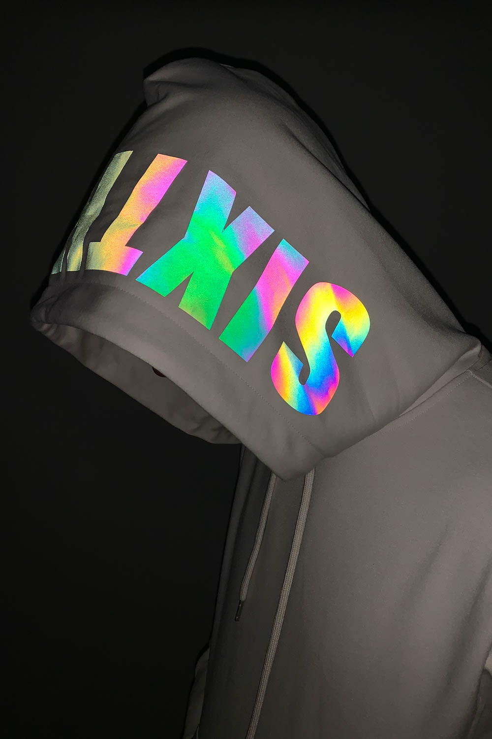 Sixth June - Sweat imprimé pétrole réfléchissant beige