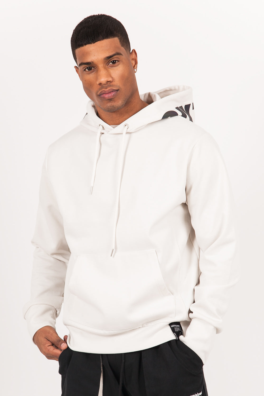 Sixth June - Sweat imprimé pétrole réfléchissant beige