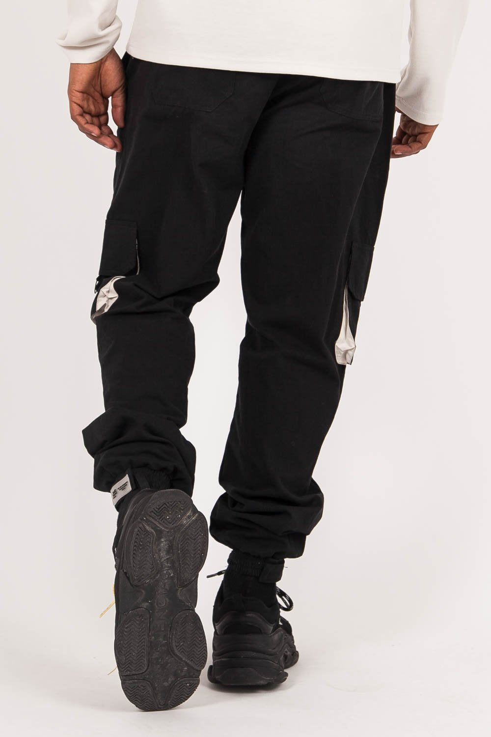 Sixth June - Pantalon cargo large noir