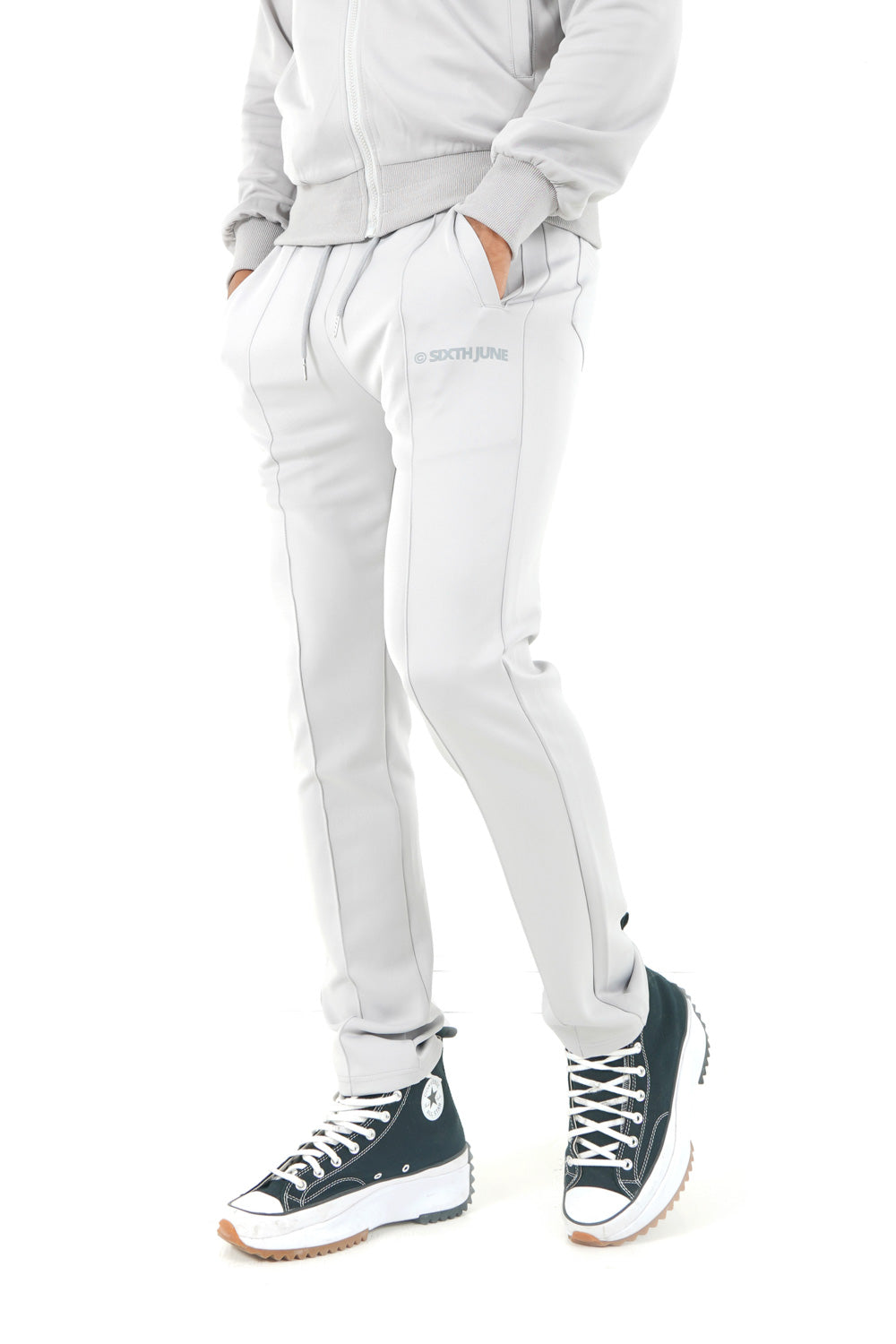 Sixth June - Jogging survêtement logo Gris