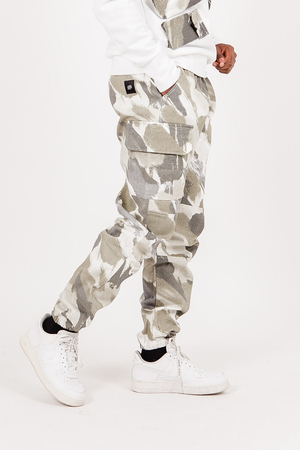 Sixth June - Pantalon camouflage cargo vert