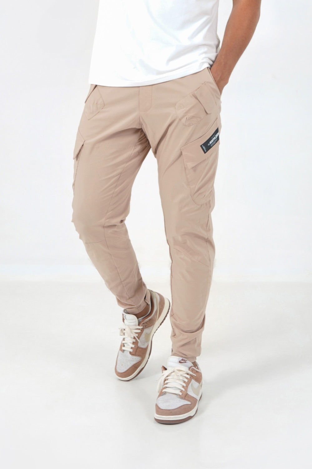 Sixth June - Pantalon cargo léger Beige